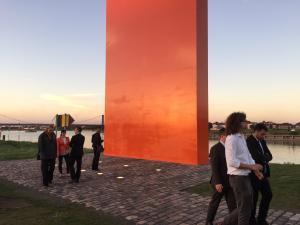 Skulptur Rheinorange Duisburg