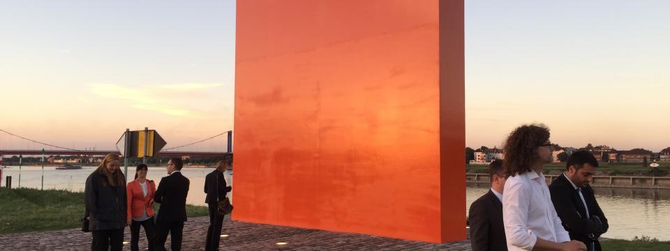 Skulptur Rheinorange Duisburg